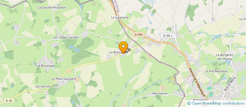 localisation de l'entreprise MAISON TECHNIQUE à AIGURANDE