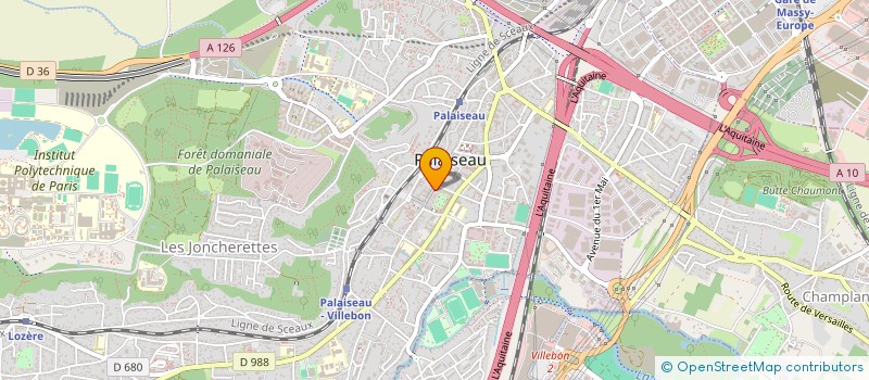 localisation de l'entreprise MAISON TEIXEIRA  PALAISEAU