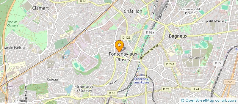 localisation de l'entreprise MAISON TENDANCE à FONTENAY-AUX-ROSES