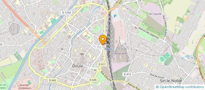 localisation de l'entreprise MAISON TEPPER à DOUAI