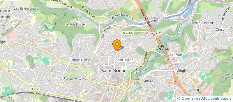 localisation de l'entreprise MAISON TESIA à SAINT-BRIEUC