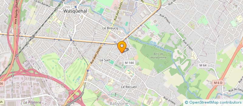 localisation de l'entreprise MAISON THIBAUT  VILLENEUVE-D'ASCQ