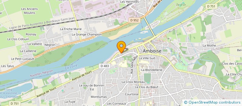 localisation de l'entreprise MAISON THIERRY  AMBOISE