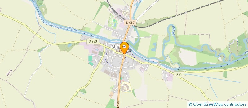 localisation de l'entreprise MAISON THIRY FLORENCE  ATTIGNY