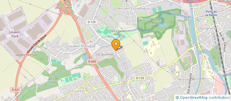 localisation de l'entreprise MAISON THOREL PERE & FILS à DOUAI
