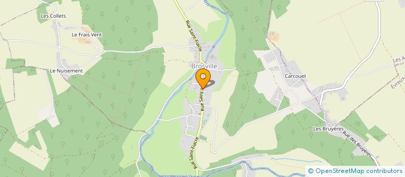 localisation de l'entreprise MAISON THUAULT  BROSVILLE