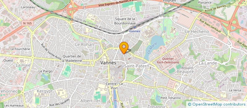 localisation de l'entreprise MAISON TIPHAINE à VANNES