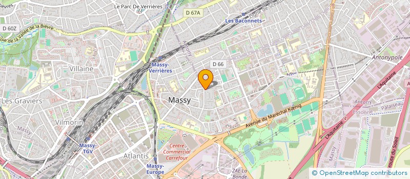 localisation de l'entreprise MAISON TMA à MASSY