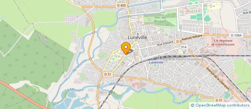 localisation de l'entreprise MAISON TOBRELI à LUNEVILLE