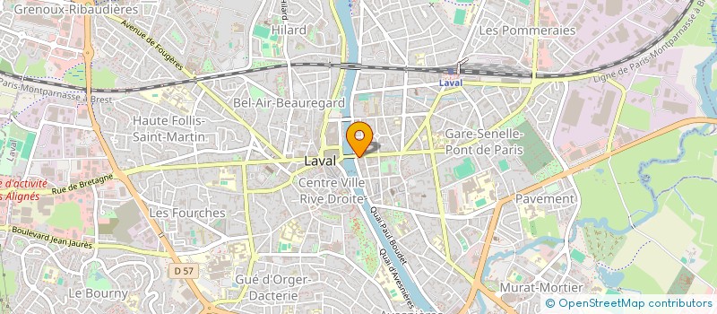 localisation de l'entreprise MAISON TOUCHARD à LAVAL