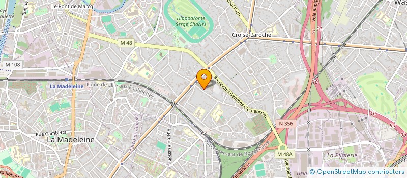localisation de l'entreprise MAISON TOULEMONDE à MARCQ-EN-BARŒUL