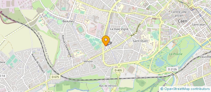 localisation de l'entreprise MAISON TOULORGE DETOLLE à CAEN