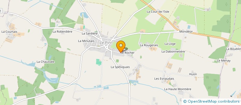 localisation de l'entreprise MAISON TOURNEUX à LE PIN