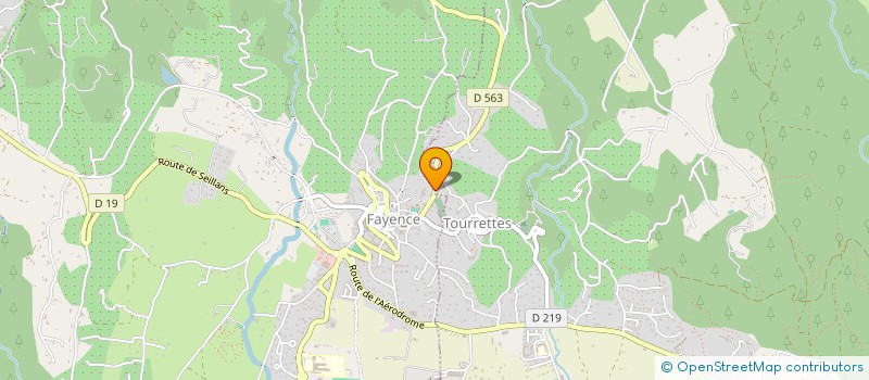 localisation de l'entreprise MAISON TOURRETTES SCI  FAYENCE