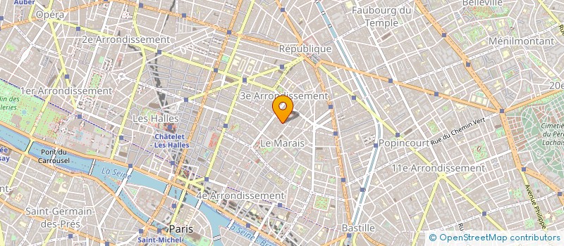 localisation de l'entreprise MAISON TOUSSAINT à PARIS