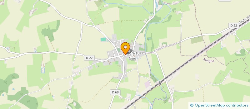 localisation de l'entreprise MAISON TOUT BOIS  JOUE-EN-CHARNIE