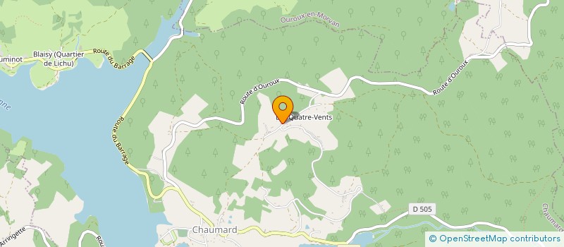 localisation de l'entreprise MAISON TOVE à CHAUMARD