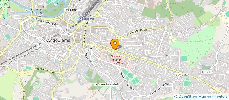 localisation de l'entreprise MAISON TRADITIONNELLE OPERATOR à ANGOULEME