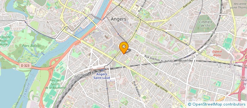 localisation de l'entreprise MAISON TRAITEUR CHARBONNIER à ANGERS