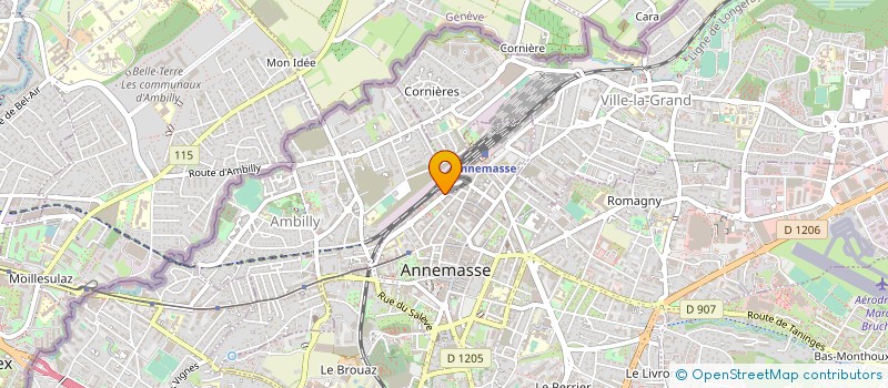 localisation de l'entreprise MAISON TRANSFRONTALIERE EUROPEENNE à ANNEMASSE