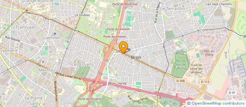 localisation de l'entreprise MAISON TROIS  BRON