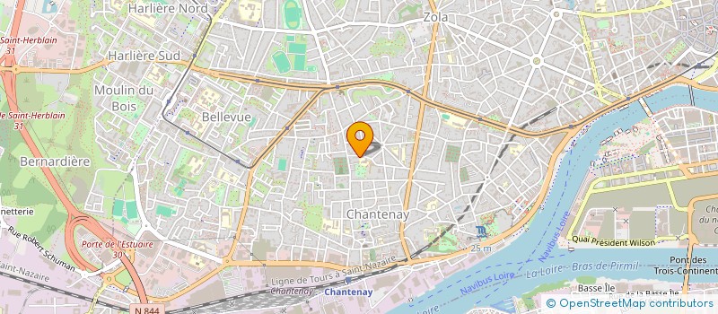localisation de l'entreprise MAISON TROUBLE à NANTES