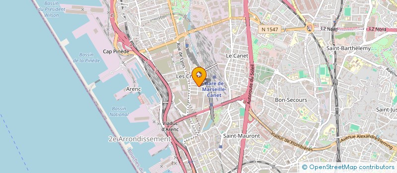 localisation de l'entreprise MAISON TULIPE à MARSEILLE