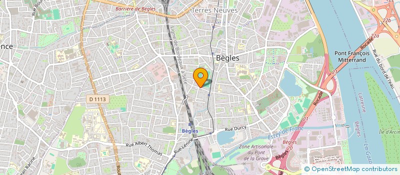 localisation de l'entreprise MAISON UBB  BEGLES