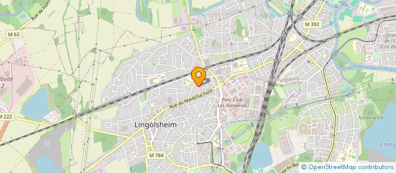 localisation de l'entreprise MAISON URBAINE DE SANTE - ELSAU à STRASBOURG