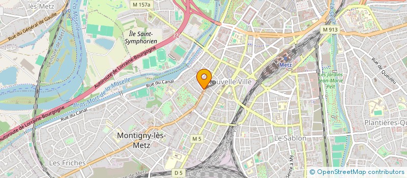 localisation de l'entreprise MAISON USEL-WEISS à MONTIGNY-LES-METZ