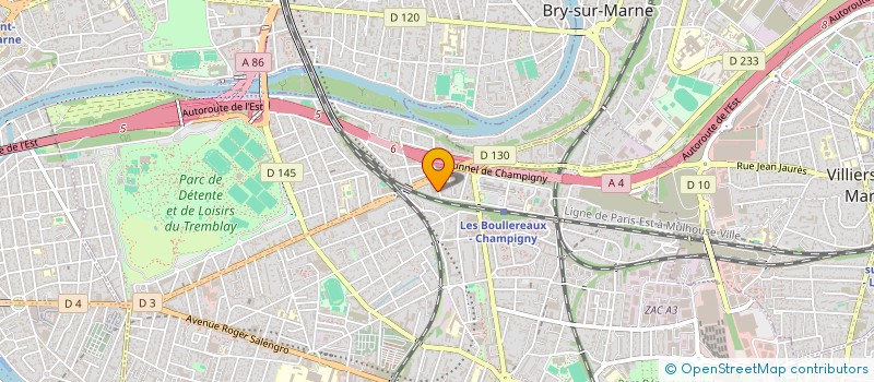 localisation de l'entreprise MAISON UZURI  CHAMPIGNY-SUR-MARNE