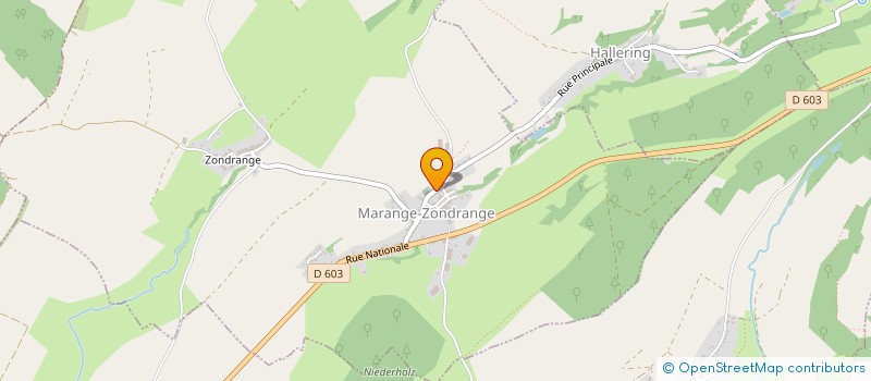 localisation de l'entreprise MAISON VAGNER  MARANGE-ZONDRANGE