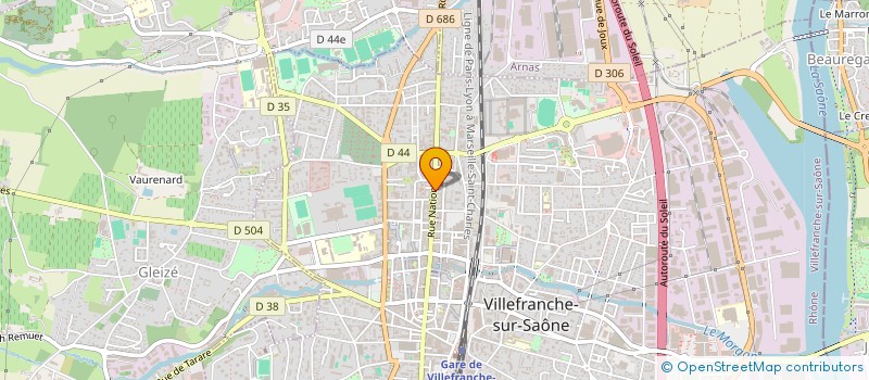 localisation de l'entreprise MAISON VALENTINA  VILLEFRANCHE-SUR-SAONE