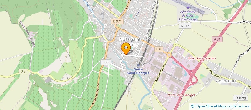 localisation de l'entreprise MAISON VALOR à NUITS-SAINT-GEORGES