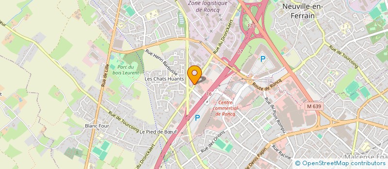 localisation de l'entreprise MAISON VANDENBOSSCHE à RONCQ