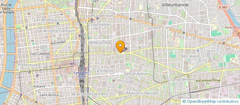 localisation de l'entreprise MAISON VANTA  VILLEURBANNE