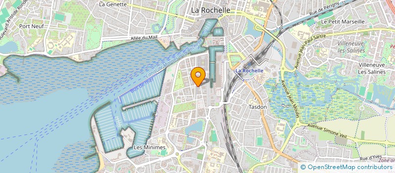 localisation de l'entreprise MAISON VAUBAN à LA ROCHELLE