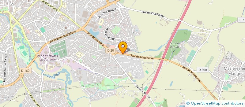 localisation de l'entreprise MAISON VBN à CHOLET