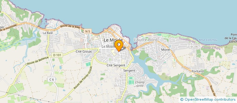 localisation de l'entreprise MAISON VERIT-KAS SARL à LE MOULE