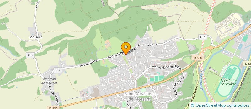 localisation de l'entreprise MAISON-VERMILLON  SAINT-SEBASTIEN-DE-MORSENT