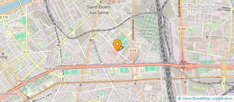 localisation de l'entreprise MAISON VERRSEN à SAINT-OUEN-SUR-SEINE