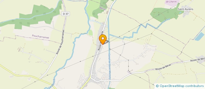 localisation de l'entreprise MAISON VIALADE  BERAT