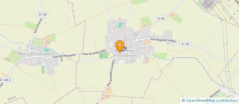 localisation de l'entreprise MAISON VIANA  MARQUETTE-EN-OSTREVANT