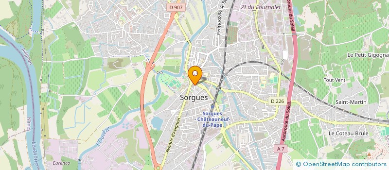 localisation de l'entreprise MAISON VICTOIRE à SORGUES