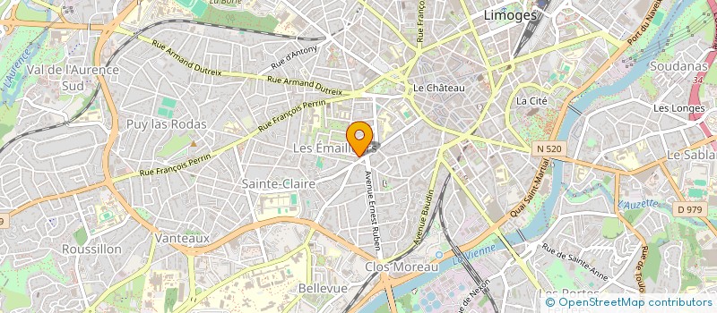 localisation de l'entreprise MAISON VICTOIRE à LIMOGES