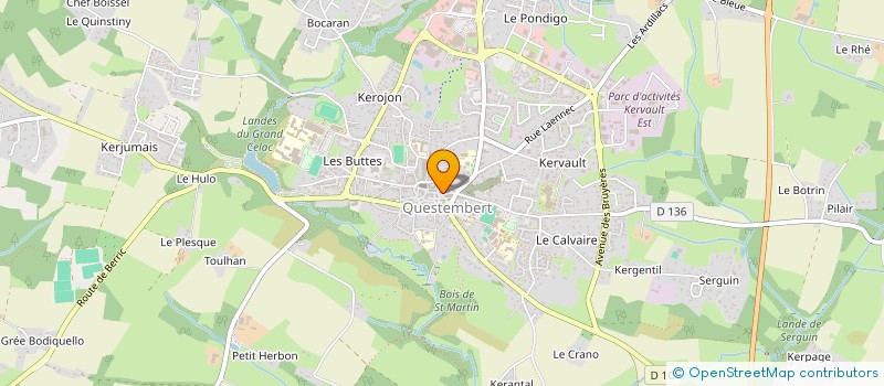 localisation de l'entreprise MAISON VIEL à QUESTEMBERT