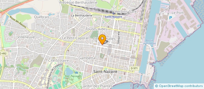 localisation de l'entreprise MAISON VINCENDEAU à SAINT-NAZAIRE