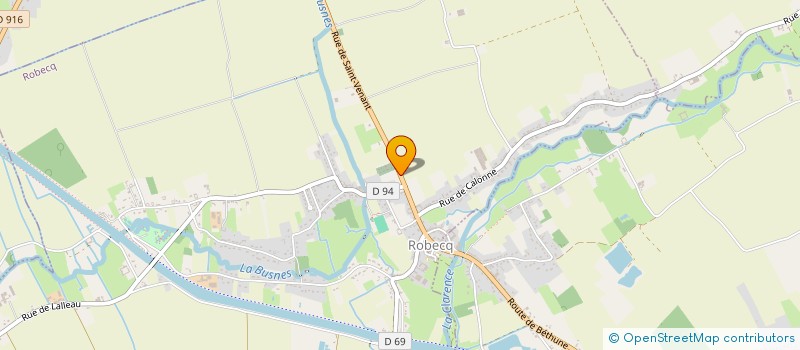 localisation de l'entreprise MAISON VINCENT  ROBECQ