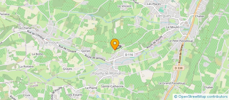 localisation de l'entreprise MAISON VINCENT  PORTE DES PIERRES DOREES