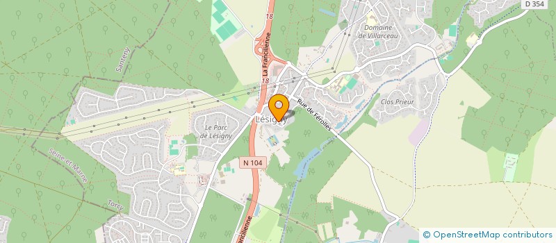 localisation de l'entreprise MAISON.VSK  LESIGNY